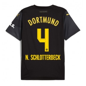 Billiga Borussia Dortmund Nico Schlotterbeck #4 Bortatröja 2024-25 Kortärmad